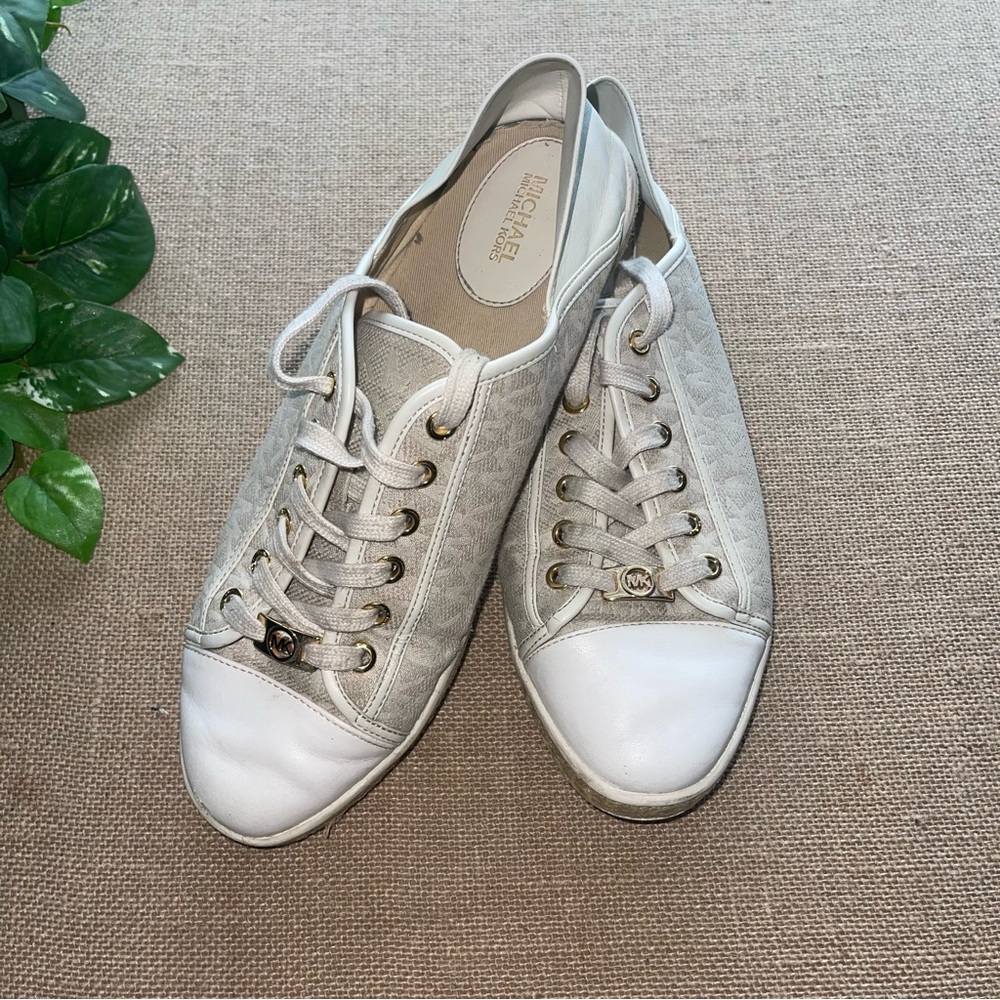 Michael Kors MK Espadrille Kristy Slide Sneakers Womens 9.5M